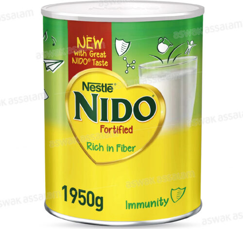 LAIT EN POUDRE FORTIFIE RICHE EN FIBRES 1,95KG NIDO