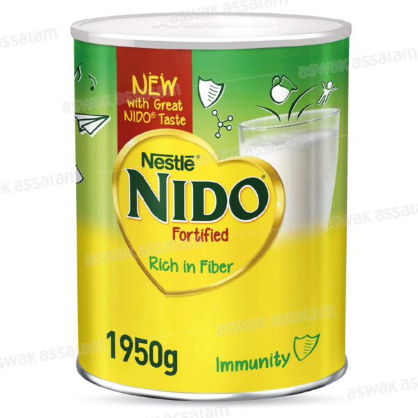 LAIT EN POUDRE FORTIFIE RICHE EN FIBRES 1,95KG NIDO