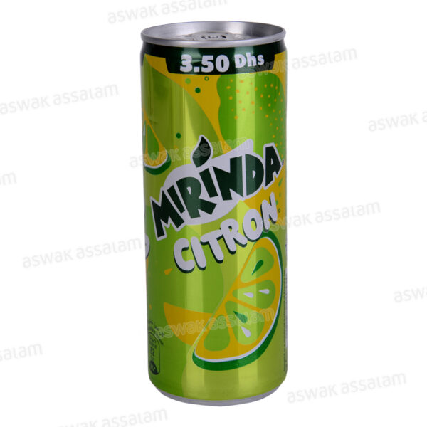 MIRINDA CITRON CANETTE 25CL – Image 2