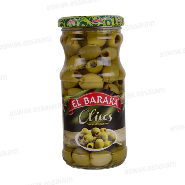 OLIVES VERTES DENOYAUTEES 37CL EL BARAKA – Image 2