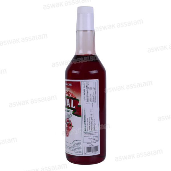 SIROP DE SUCRE AROME GRENADINE 75CL DUVAL – Image 2