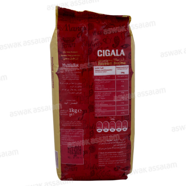 RIZ BASMATI BRAJMA 1KG CIGALA – Image 4