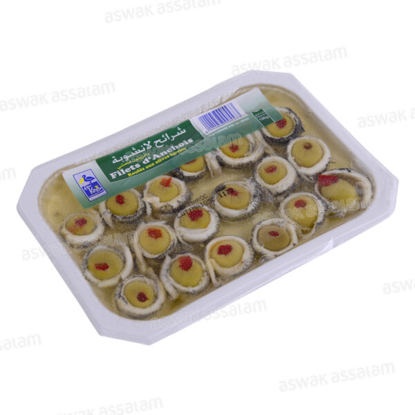 FILETS D'ANCHOIS ROULES AUX OLIVES FARCIES 180G KING GENERATION – Image 3