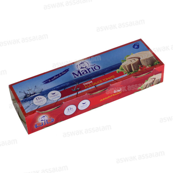 THON A LA SAUCE TOMATE 3*85G MARIO – Image 3
