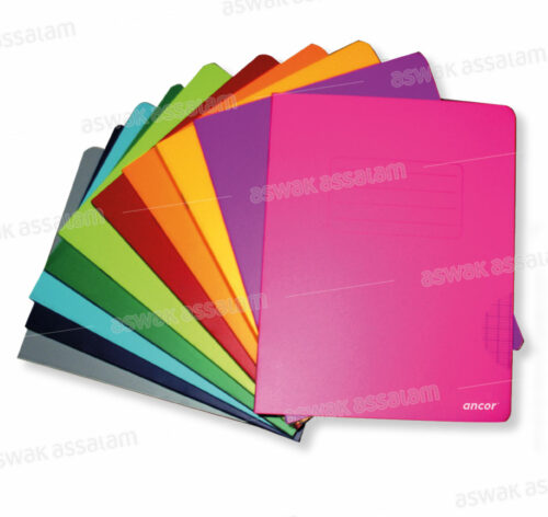 CAHIER PIQUE 21*29,7CM 192 PAGES 90G COUVERTURE POLYPROPYLENE TRENDY ANCOR