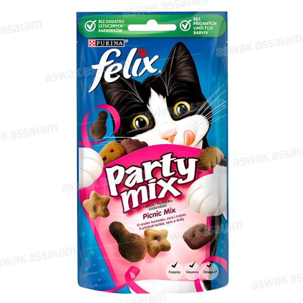 FRIANDISES POUR CHAT FELIX PARTY PICNIC MIX 60G PURINA