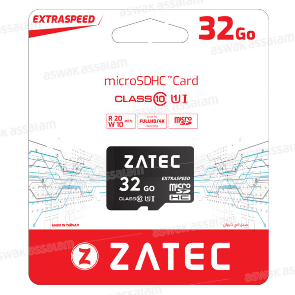 CARTE MICROSD 32GO ZATEC