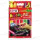 6 CRAYONS DE CIRE COULEURS NEON FATIH
