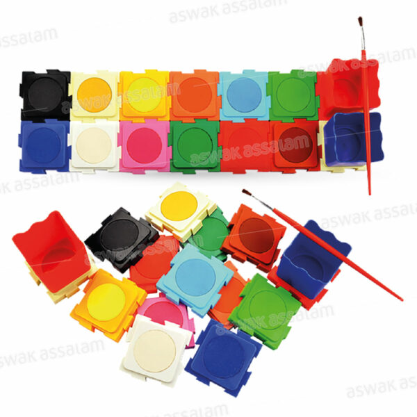 PUZZLE PEINTURE A L'AQUARELLE 12 COULEURS FATIH