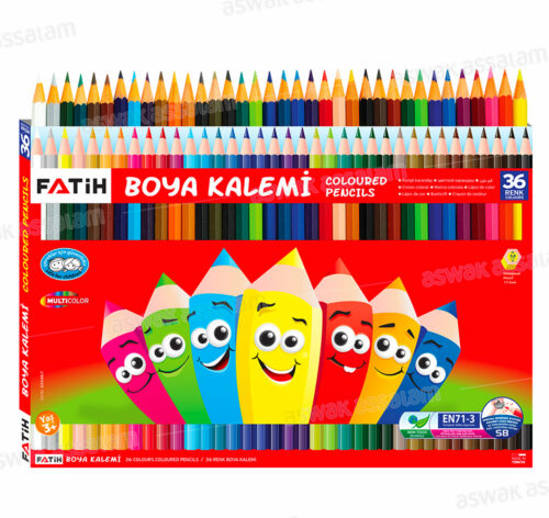 36 CRAYONS DE COULEUR FATIH