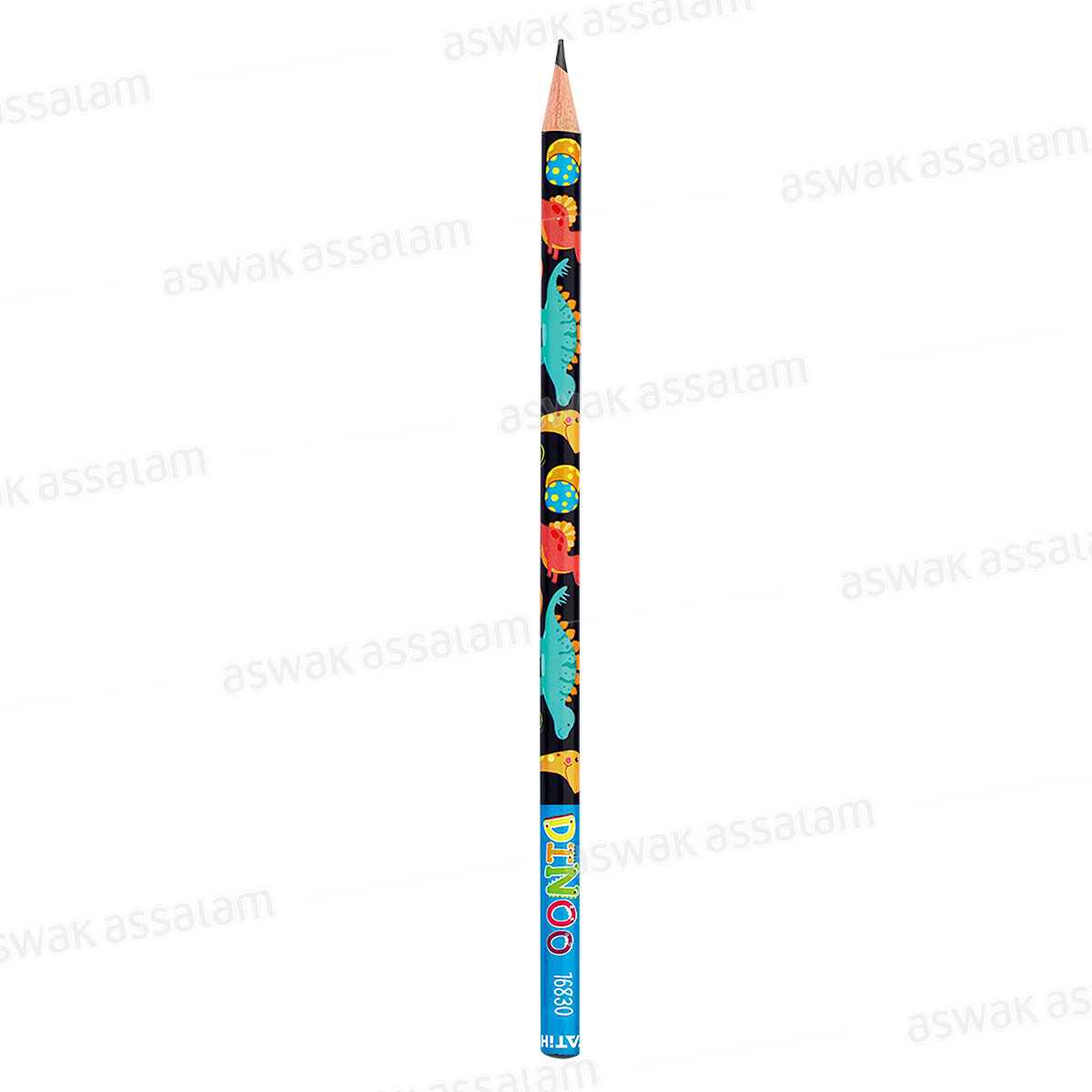 CRAYON NOIR HB MOTIF DINAUSORE FATIH