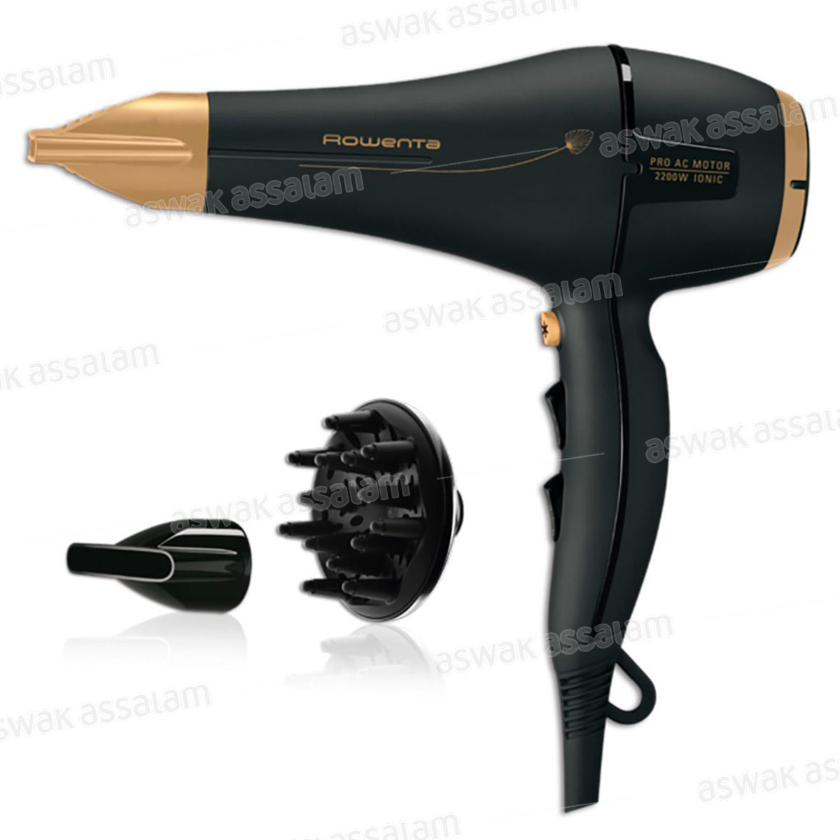 SECHE-CHEVEUX PRO AVEC ACCESSOIRES 2200W CV7846 MAGIC NATURE ROWENTA