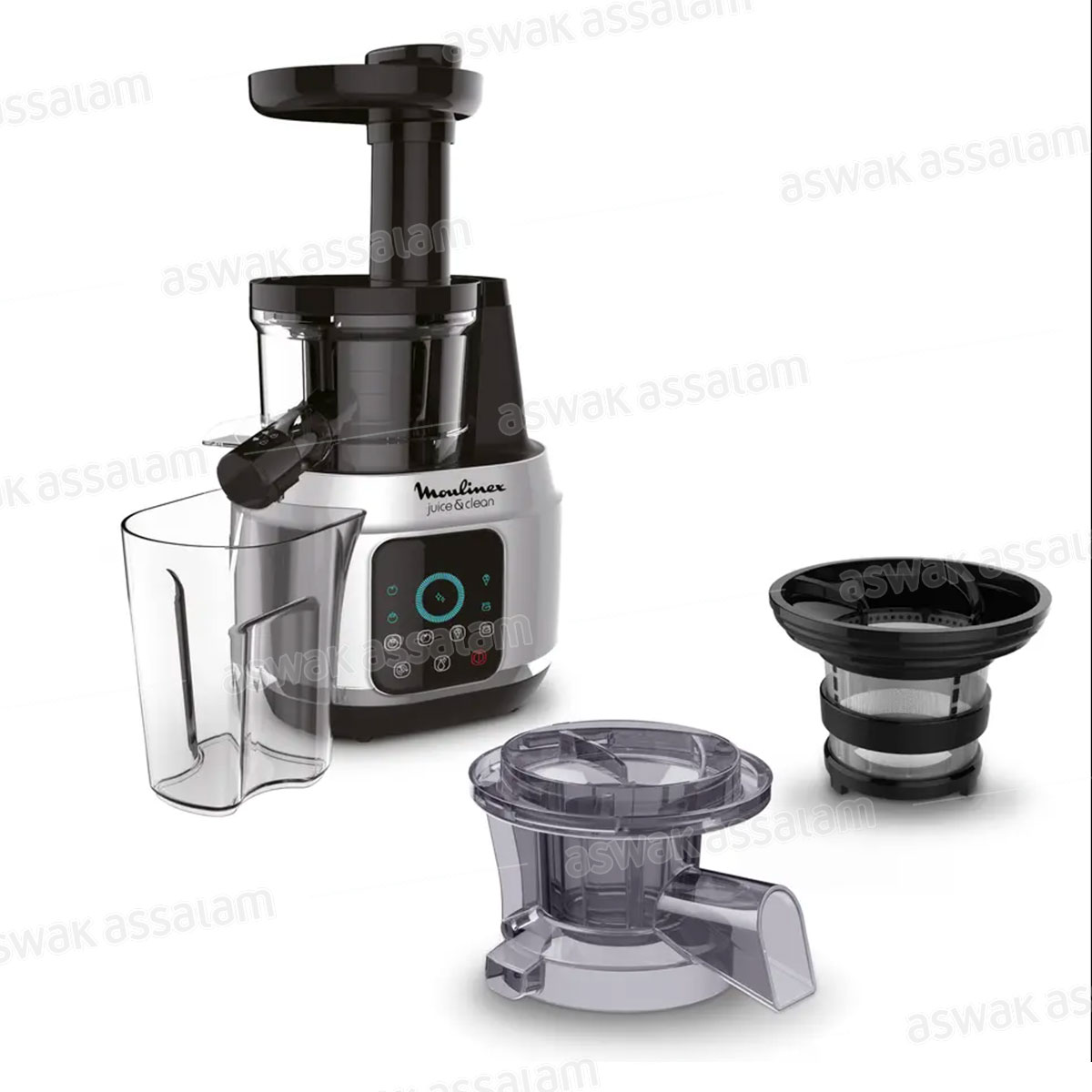 EXTRACTEUR DE JUS 150W INOX ZU420E10 JUICE AND CLEAN MOULINEX