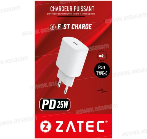 CHARGEUR Z-25 TYPE-C PD 25W ZATEC