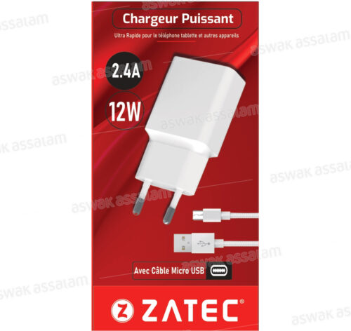 CHARGEUR Z-43 + CABLE MICRO USB ZATEC