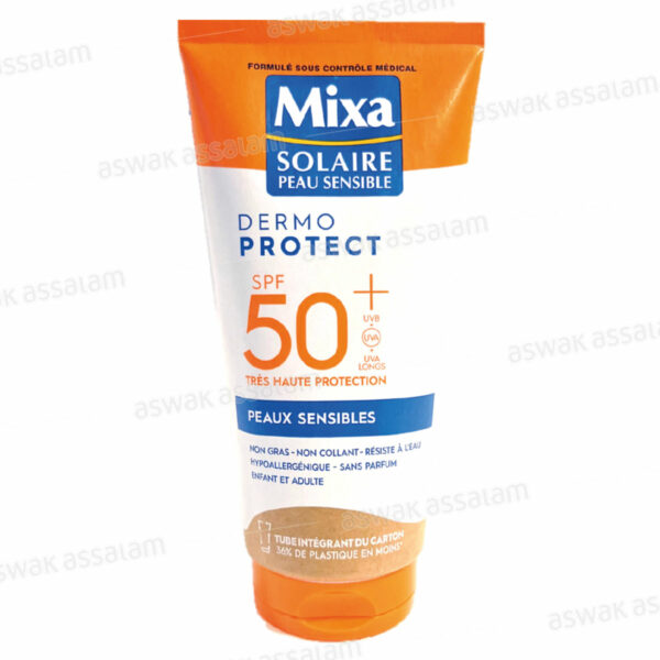 CREME SOLAIRE DERMO PROTECT PEAUX SENSIBLES SPF50 50ML MIXA