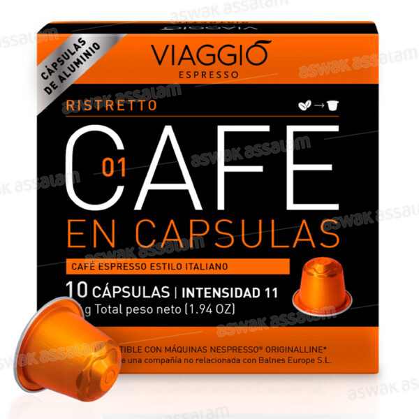 CAFÉ RISTRETTO INTENSITE 11 BOITE 10 CAPSULES VIAGGIO