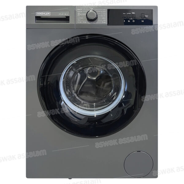 MACHINE A LAVER 8KG 1200 TOURS GRIS KFL-8.1-SK-V FRONTAL KRHOLER