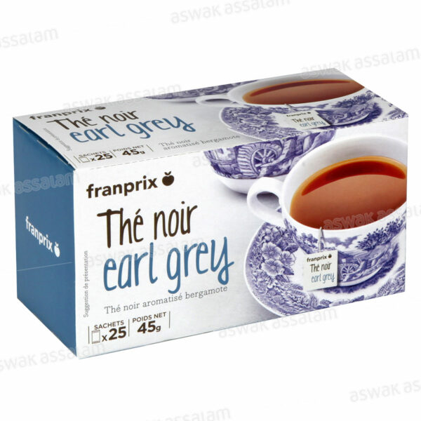 THE NOIR EARL GREY 25 SACHETS FRANPRIX