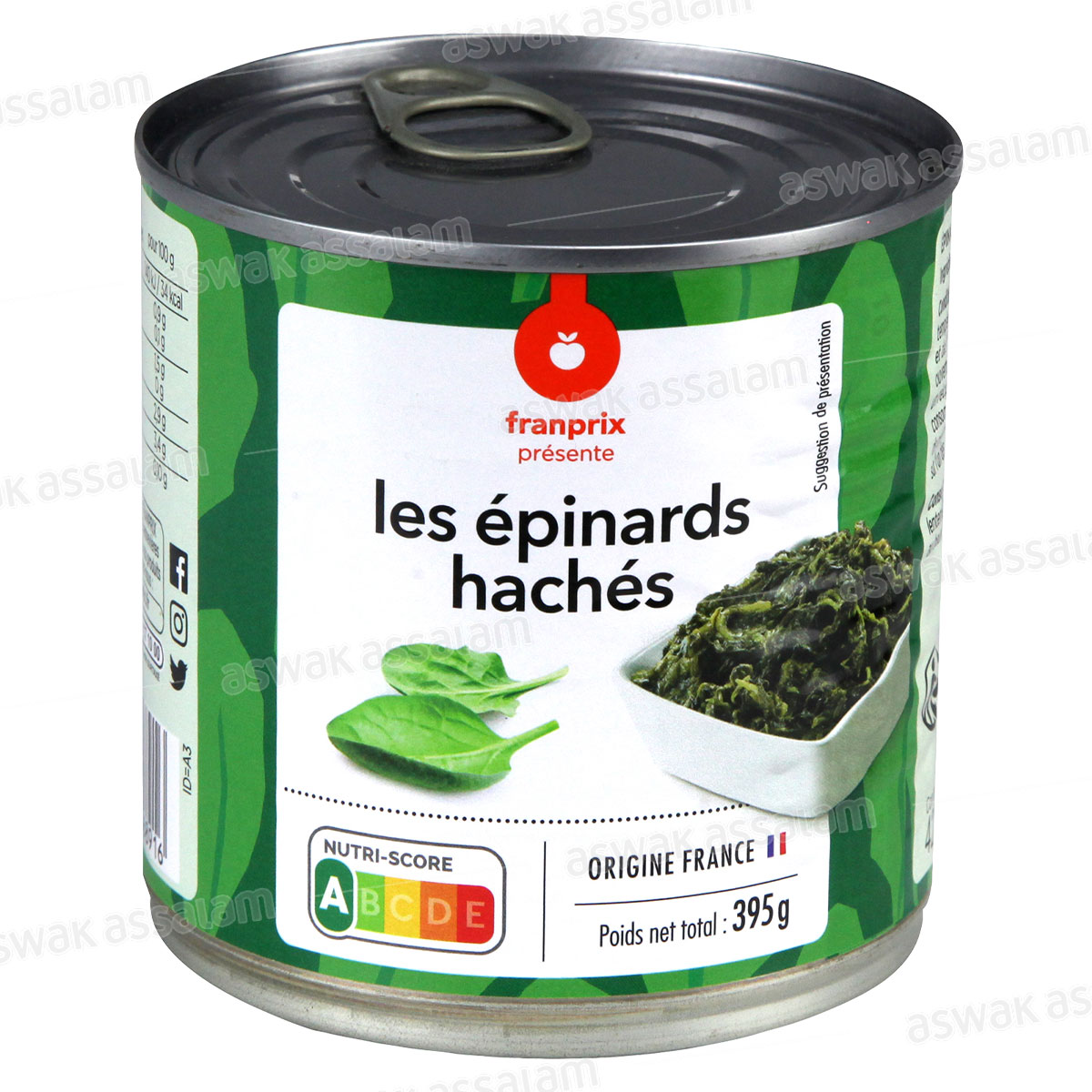 EPINARDS HACHES 395G FRANPRIX