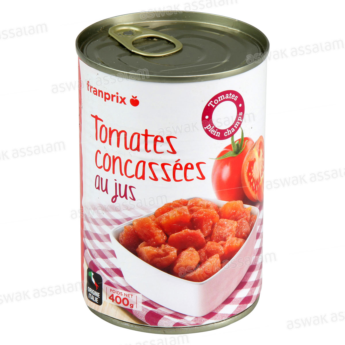 TOMATES CONCASSEES AU JUS 400G FRANPRIX Aswak Delivery Livraison à domicile à Rabat, Salé et