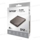 DISQUE DUR EXTERNE 512G SSD LSL200X512G-RNNNG LEXAR 