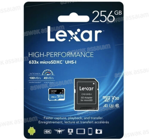 CARTE MICRO SD 64G 100MB/S LEXAR  
