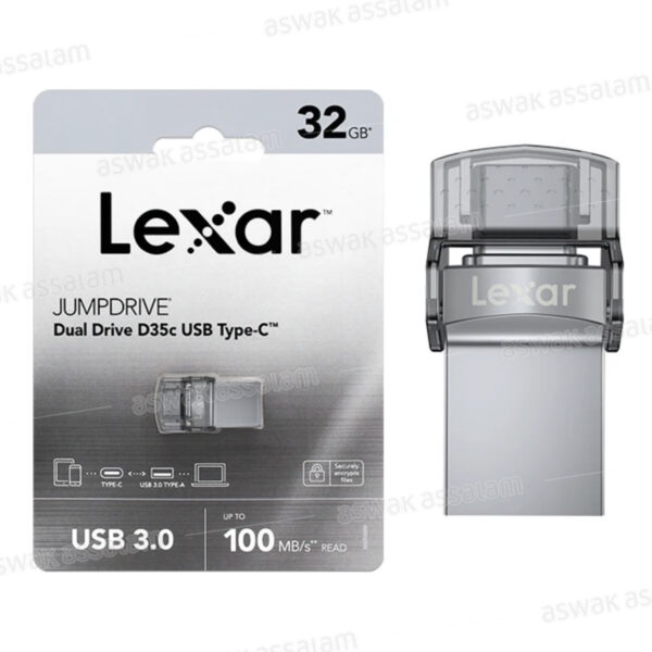 CLE USB DUAL DRIVE USB TYPE-C 32G 3.0 D35C LEXAR 