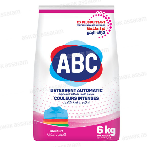 LESSIVE MACHINE COULEURS 6KG ABC