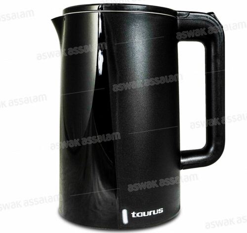 BOUILLOIRE 1,7L 2200W INOX NOIR CYNTHIA TAURUS
