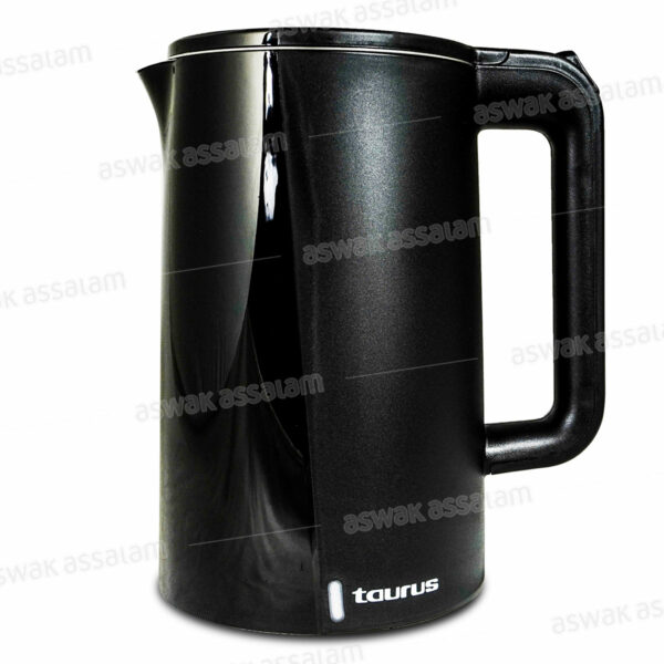 BOUILLOIRE 1,7L 2200W INOX NOIR CYNTHIA TAURUS