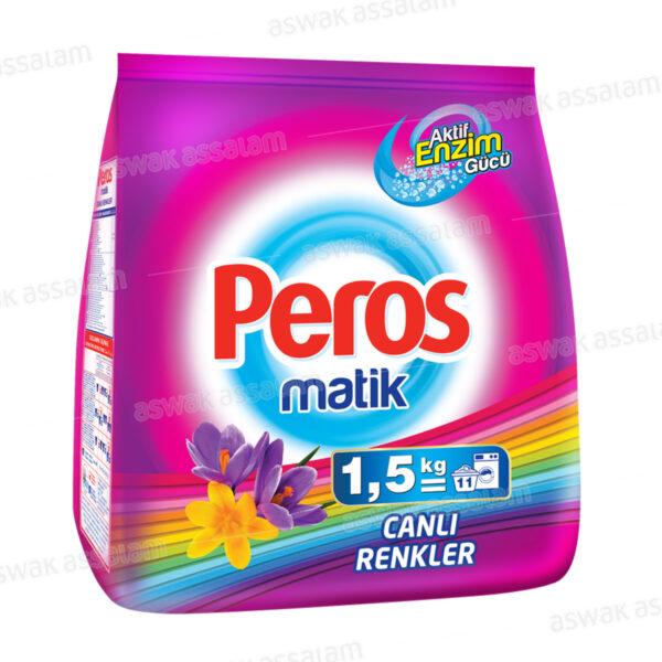LESSIVE MACHINE COULEURS VIVES 1,5KG PEROS