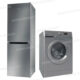 PACK REFRIGERATEUR COMBINE 295L A+ INOX WNF 711EX + MACHINE A LAVER 7KG A+++  SILVER WMTA 7122 S NA WHIRLPOOL