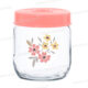 BOCAL DE CONSERVATION EN VERRE DECORE 425ML SPRING FLOWER