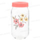 BOCAL DE CONSERVATION EN VERRE DECORE 1L SPRING FLOWER