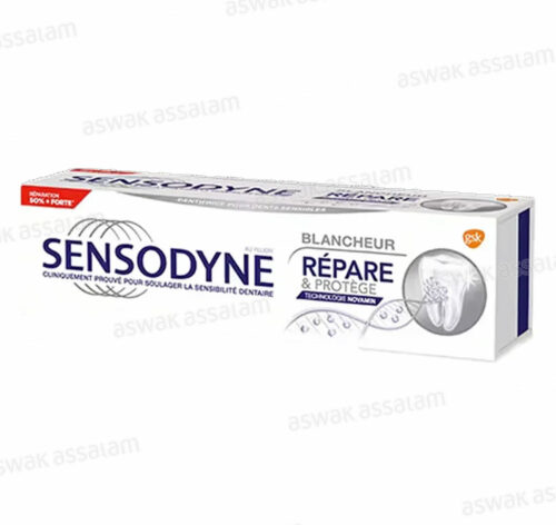 DENTIFRICE BLANCHEUR REPARE ET PROTEGE 75ML SENSODYNE 