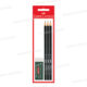 3 CRAYONS NOIRS + GOMME FABER CASTELL