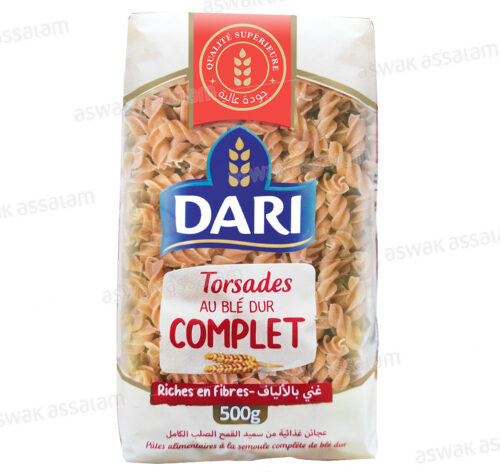 TORSADE AU BLE DUR COMPLET 500G DARI
