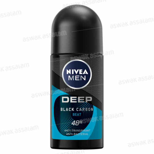 DEODORANT BILLE DEEP BLACK CARBON BEAT 50ML NIVEA
