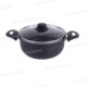 MARMITE BASSE REVETEMENT EN GRANITE 26CM