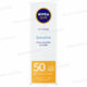 CREME SOLAIRE VISAGE POUR PEAUX SENSIBLES SPF 50 NIVEA SUN