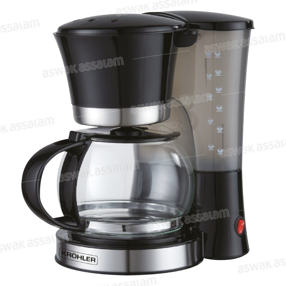 CAFETIERE 12 TASSES 800W PECM-123 KROHLER