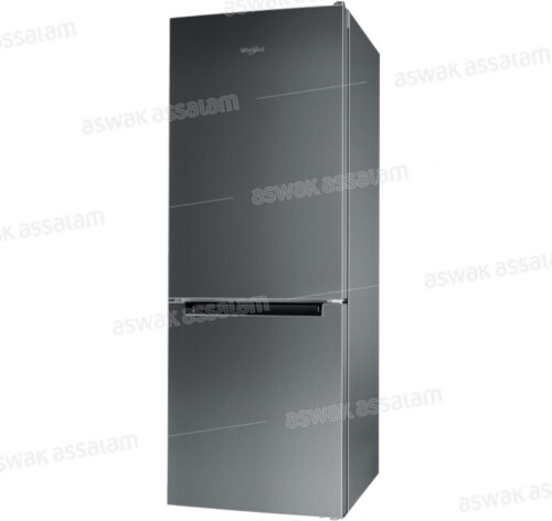 REFRIGERATEUR COMBINE 272L STATIQUE INOX A+ W5 611E X W WHIRLPOOL