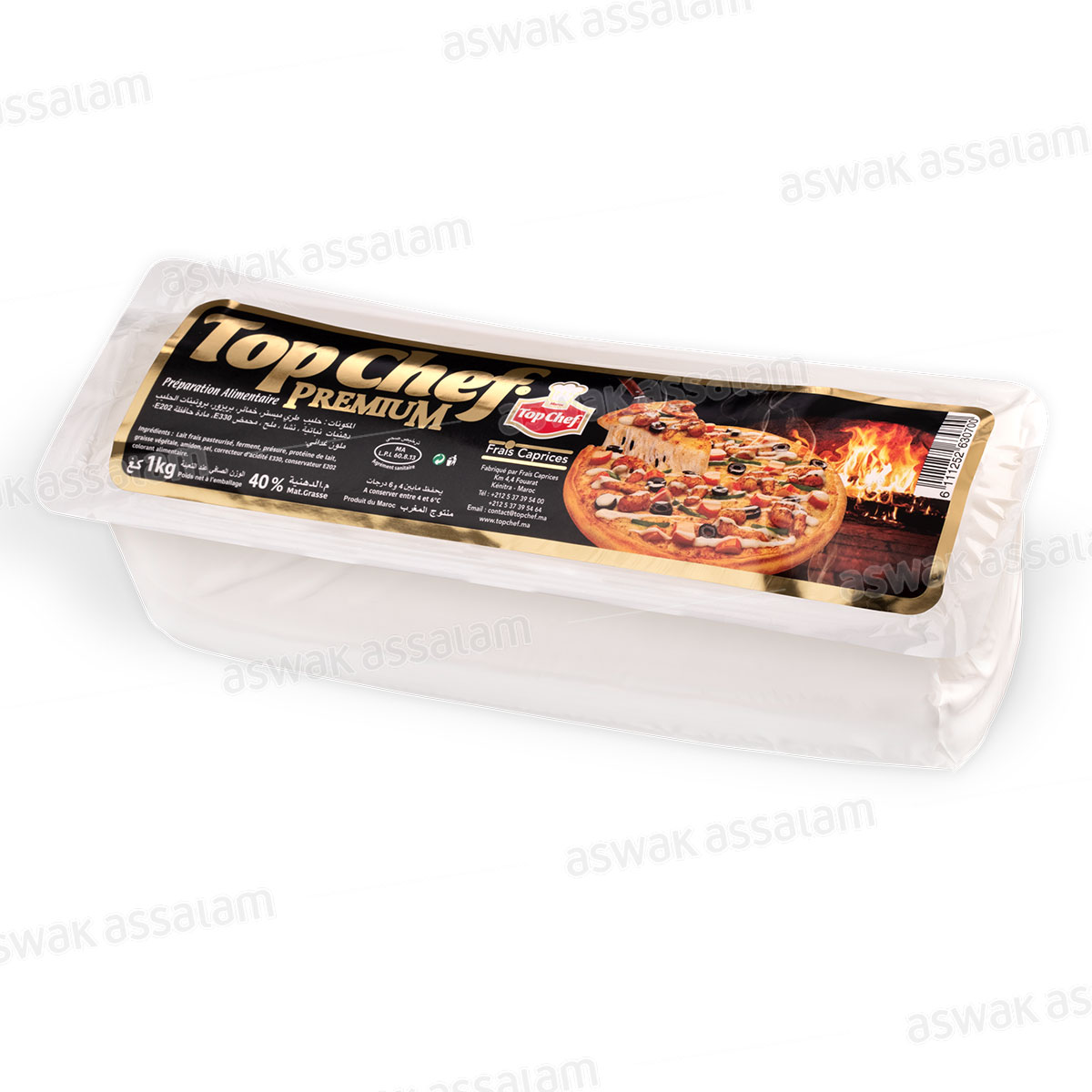 FROMAGE MOZZARELLA PREMIUM BLOC 1KG TOP CHEF