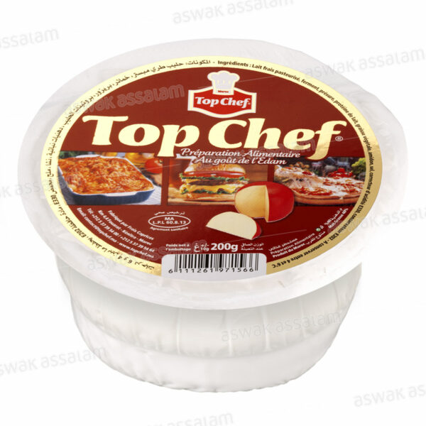 FROMAGE MOZZARELLA AU GOUT EDAM BLOC 200G TOP CHEF