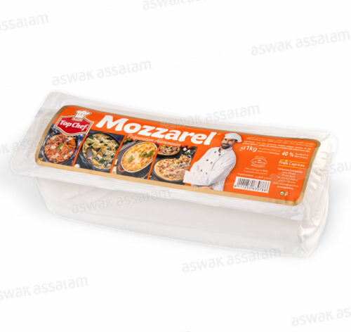 FROMAGE MOZZARELLA BLOC 1KG MOZZAREL TOP CHEF