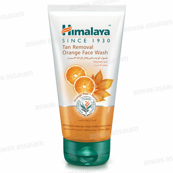 NETTOYANT VISAGE ECLAIRCISSANT A L'ORANGE 150ML HIMALAYA