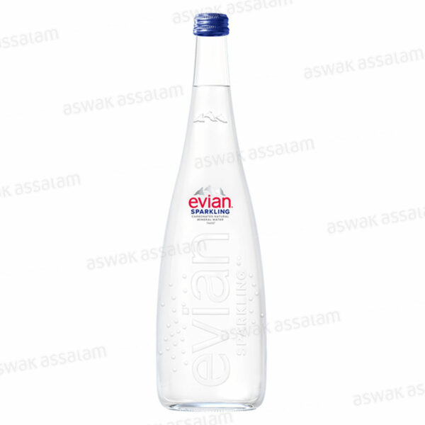 EAU MINERALE NATURELLE PETILLANTE 75CL EVIAN