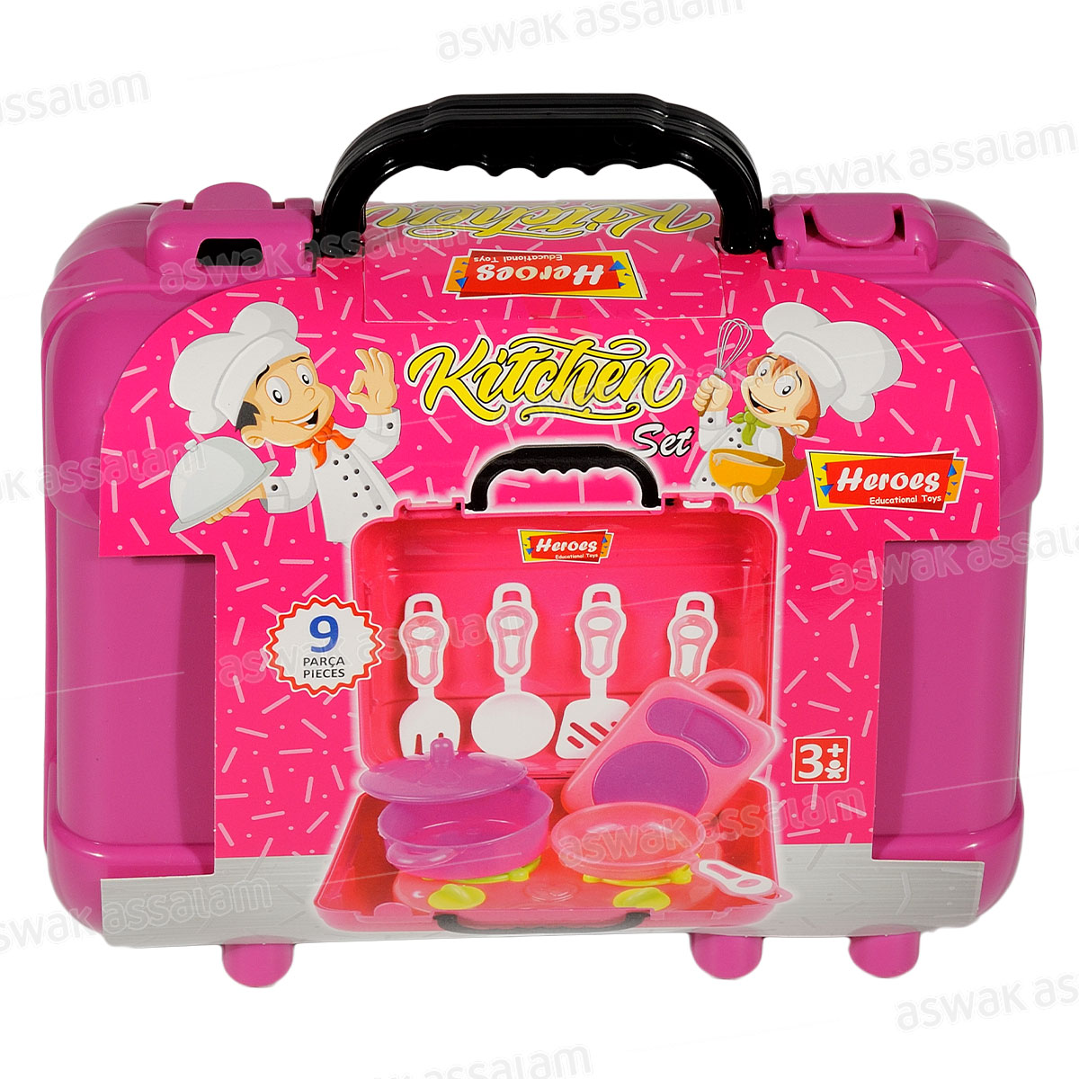 USTENSILES DE CUISINE 9 PIECES 22*20*10CM