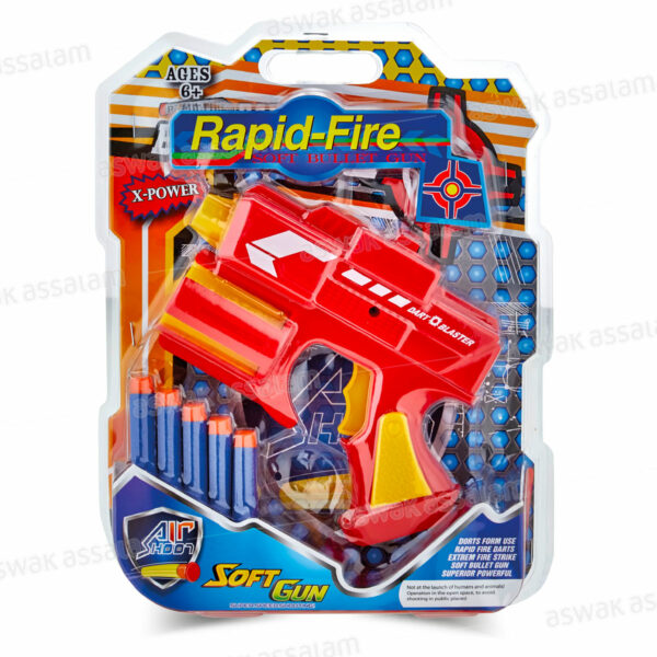 PISTOLET DE TIR RAPIDE + 5 BALLES